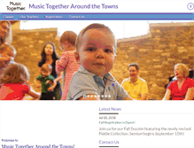 Tablet Screenshot of musictogetheraroundthetowns.com